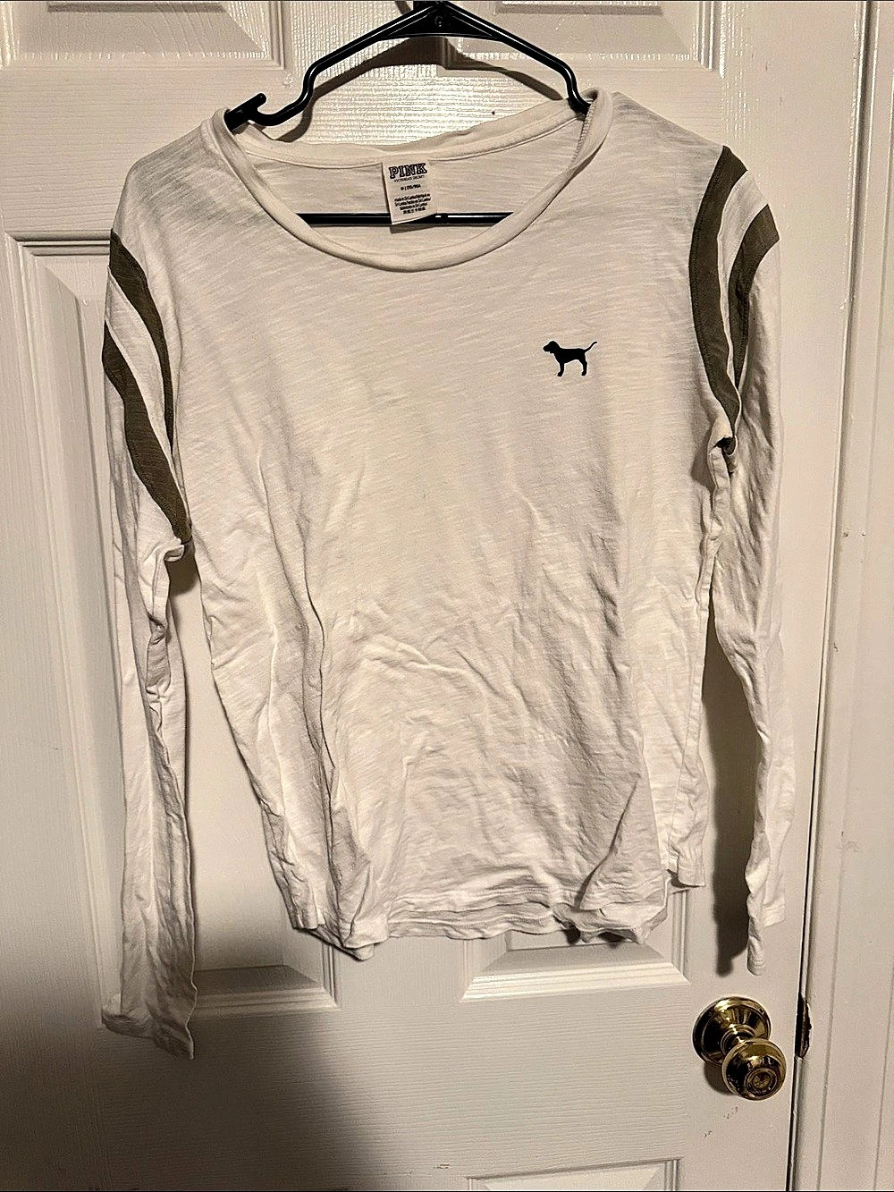 Victoria's Secret PINK Long Sleeve Color Block Top